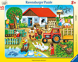 Ravensburger Kinderpuzzle - 06020 Was gehört wohin? - Rahmenpuzzle für Kinder ab 3 Jahren, mit 15 Teilen Spiel