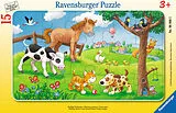 Knuffige Tierfreunde Kinderpuzzle Spiel