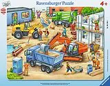 Große Baustellenfahrzeuge Kinderpuzzle Spiel