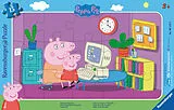 Peppa am Computer Kinderpuzzle Spiel