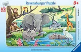 Tiere Afrikas Kinderpuzzle Spiel
