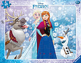 Ravensburger Kinderpuzzle - 06141 Anna und Elsa - Rahmenpuzzle für Kinder ab 4 Jahren, Disney Frozen Puzzle mit 40 Teilen Spiel