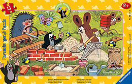 Ravensburger Kinderpuzzle - 06151 Der kleine Maulwurf und seine Freunde - Rahmenpuzzle für Kinder ab 3 Jahren, mit 15 Teilen Spiel
