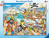 Ravensburger Kinderpuzzle - 06165 Angriff der Piraten - Rahmenpuzzle für Kinder ab 4 Jahren, mit 36 Teilen Spiel