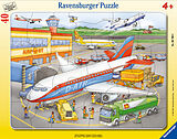 Ravensburger Kinderpuzzle - 06700 Kleiner Flugplatz - Rahmenpuzzle für Kinder ab 4 Jahren, mit 40 Teilen Spiel