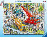 Ravensburger Kinderpuzzle - 06768 Rettungseinsatz - Rahmenpuzzle für Kinder ab 4 Jahren, mit 39 Teilen Spiel