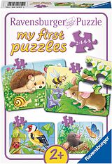 Ravensburger Kinderpuzzle - 06952 Süße Gartenbewohner - my first puzzle mit 2,4,6,8 Teilen - Puzzle für Kinder ab 2 Jahren Spiel