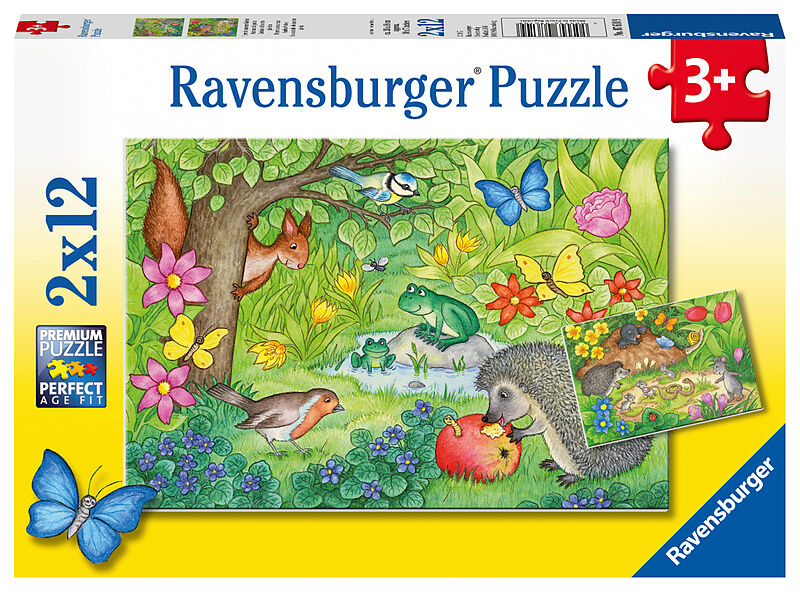 Tiere In Unserem Garten Kinderpuzzle Kinderspiele Spiele