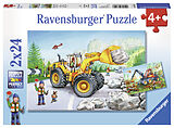 Bagger und Waldtraktor Kinderpuzzle Spiel