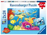 Kunterbunte Unterwasserwelt Kinderpuzzle Spiel