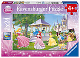 Ravensburger Kinderpuzzle - 08865 Zauberhafte Prinzessinnen - Puzzle für Kinder ab 4 Jahren, Disney-Puzzle mit 2x24 Teilen Spiel