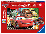 Ravensburger Kinderpuzzle - 08959 Neue Abenteuer - Puzzle für Kinder ab 4 Jahren, Disney Cars Puzzle mit 2x24 Teilen Spiel