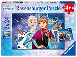 Ravensburger Kinderpuzzle - 09074 Frozen - Nordlichter - Puzzle für Kinder ab 4 Jahren, Disney Frozen Puzzle mit 2x24 Teilen Spiel