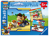 Ravensburger Kinderpuzzle - 09369 Helden mit Fell - Puzzle für Kinder ab 5 Jahren, Paw Patrol Puzzle mit 3x49 Teilen Spiel