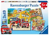 Feuerwehreinsatz Kinderpuzzle Spiel