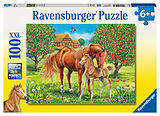 Ravensburger Kinderpuzzle - 10577 Pferdeglück auf der Wiese - Pferde-Puzzle für Kinder ab 6 Jahren, mit 100 Teilen im XXL-Format Spiel