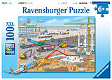 Ravensburger Kinderpuzzle - 10624 Baustelle am Flughafen - Puzzle für Kinder ab 6 Jahren, mit 100 Teilen im XXL-Format Spiel