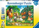 Versammlung der Tiere Kinderpuzzle Spiel