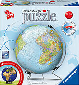Ravensburger 3D Puzzle 11159 - Puzzle-Ball Globus in deutscher Sprache - 540 Teile - Puzzleball Globus für Erwachsene und Kinder ab 10 Jahren Spiel