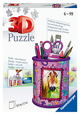 Ravensburger 3D Puzzle 11175 - Utensilo Pferde - Stiftehalter aus dreidimensional geformten Puzzleteilen - für Tierfreunde ab 6 Jahren, Schreibtisch-Organizer für Kinder und Erwachsene Spiel