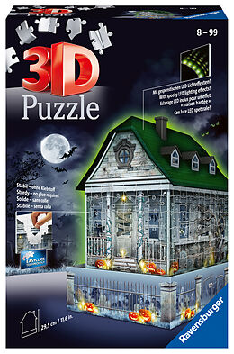 Gruselhaus bei Nacht 3D Puzzle Spiel