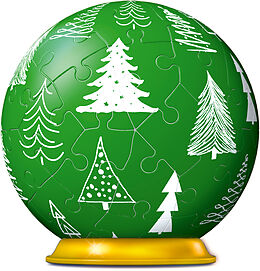 Ravensburger 3D Puzzle-Ball Weihnachtskugel Tannenbaum 11270 - 54 Teile - für Weihnachtsfans ab 6 Jahren Spiel