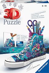 Ravensburger 3D Puzzle 11279 - Sneaker Bezaubernde Meerjungfrauen - Praktischer Stiftehalter - Schreibtisch-Organizer für Erwachsene und Kinder ab 8 Jahren Spiel