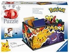 Ravensburger 3D Puzzle 11546 - Aufbewahrungsbox Pokémon - 216 Teile - Praktischer Organizer für Pokémon Fans ab 8 Jahren Spiel