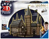 Harry Potter Hogwarts Schloss Die Große Halle Night Edition 3D Puzzle Spiel