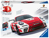 Ravensburger 3D Puzzle 11558 - Porsche 911 GT3 Cup im Salzburg Design - Die berühmte Fahrzeug und Sportwagen Ikone im legendären Design als 3D Puzzle Auto Spiel