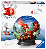 Ravensburger 3D Puzzle 11565 - Puzzle-Ball Mystische Drachen - Puzzeln in drei Dimensionen nach Motiv oder Zahlen - für Erwachsene und Kinder ab 6 Jahren Spiel