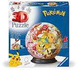 Ravensburger 3D Puzzle 11595 - Puzzle-Ball Pokémon Kanto Region - Puzzleball aus dreidimensionalen Puzzleteilen - für große und kleine Pokémon Fans ab 6 Jahren Spiel