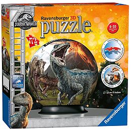 Ravensburger 3D Puzzle 11757 - Puzzle-Ball Jurassic World - Puzzle-Ball für Dinosaurier-Fans ab 6 Jahren Spiel