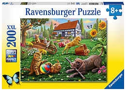 Ravensburger Kinderpuzzle - 12828 Entdecker auf vier Pfoten - Katzen und Hunde-Puzzle für Kinder ab 8 Jahren, mit 200 Teilen im XXL-Format Spiel