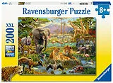Kinderpuzzle 200 XXL Teile - Tiere in der Savanne Spiel