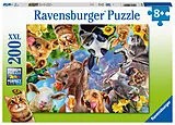 Lustige Bauernhoftiere Kinderpuzzle Spiel