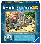 Ravensburger EXIT Puzzle Kids - 12954 Das Piratenabenteuer - 368 Teile Puzzle für Kinder ab 9 Jahren, Kinderpuzzle Spiel
