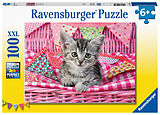 Ravensburger Kinderpuzzle - 12985 Niedliches Kätzchen - Tier-Puzzle für Kinder ab 6 Jahren, mit 100 Teilen im XXL-Format Spiel