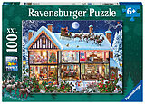Ravensburger Kinderpuzzle - 12996 Weihnachten zu Hause - Weihnachtspuzzle für Kinder ab 6 Jahren, mit 100 Teilen im XXL-Format Spiel