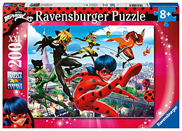 Ravensburger Puzzle 12998 - Superhelden-Power - 200 Teile XXL Miraculous Puzzle für Kinder ab 8 Jahren Spiel
