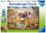 Ravensburger Kinderpuzzle - Afrikanische Savanne - 100 Teile Puzzle für Kinder ab 6 Jahren Spiel