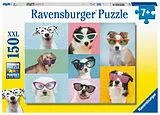 Witzige Hunde Kinderpuzzle Spiel