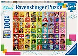 Kinderpuzzle 100 XXL Teile - Disney Classics - Disneys bunte Farbenwelt Spiel