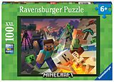 Ravensburger Kinderpuzzle 13333 - Monster Minecraft - 100 Teile XXL Minecraft Puzzle für Kinder ab 6 Jahren Spiel