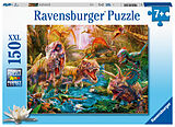 Ravensburger Kinderpuzzle - 13348 Versammlung der Dinosaurier- 150 Teile Puzzle für Kinder ab 7 Jahren Spiel