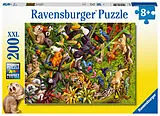 Bunter Dschungel Kinderpuzzle Spiel