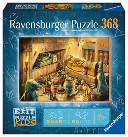 Ravensburger EXIT Puzzle Kids - 13360 Im Alten Ägypten - 368 Teile Puzzle für Kinder ab 9 Jahren, Kinderpuzzle Spiel