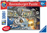 Ravensburger Kinderpuzzle 13366 - Auf der Weltraumstation - Wieso? Weshalb? Warum? Puzzle 100 Teile XXL + Wissensposter, für Weltraumfans ab 6 Jahren Spiel