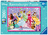 Ravensburger Kinderpuzzle 13385 - Ein zauberhaftes Weihnachtsfest - 200 Teile XXL Disney Princess Puzzle für Kinder ab 8 Jahren Spiel