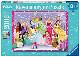 Ravensburger Kinderpuzzle 13385 - Ein zauberhaftes Weihnachtsfest - 200 Teile XXL Disney Princess Puzzle für Kinder ab 8 Jahren Spiel